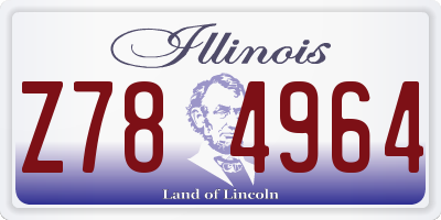 IL license plate Z784964