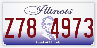 IL license plate Z784973
