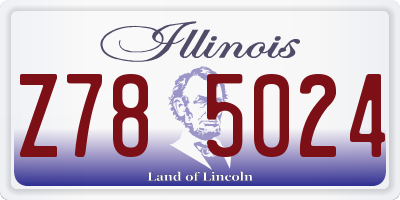 IL license plate Z785024