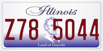 IL license plate Z785044