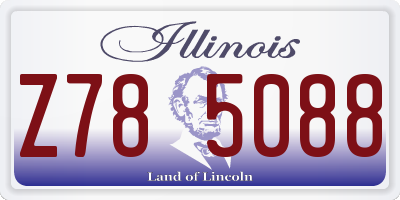IL license plate Z785088