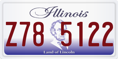 IL license plate Z785122