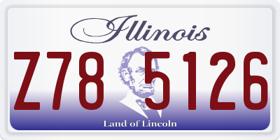 IL license plate Z785126