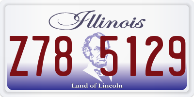 IL license plate Z785129