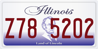 IL license plate Z785202