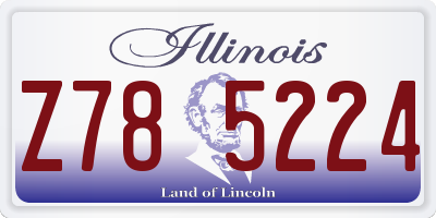 IL license plate Z785224