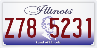 IL license plate Z785231