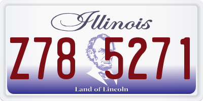IL license plate Z785271
