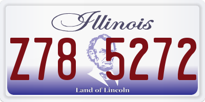 IL license plate Z785272
