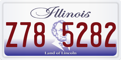 IL license plate Z785282