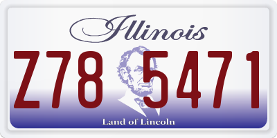 IL license plate Z785471