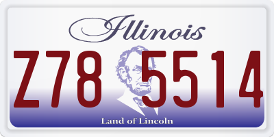 IL license plate Z785514
