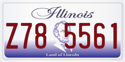 IL license plate Z785561