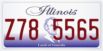 IL license plate Z785565