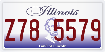 IL license plate Z785579