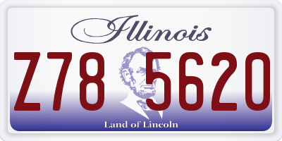 IL license plate Z785620