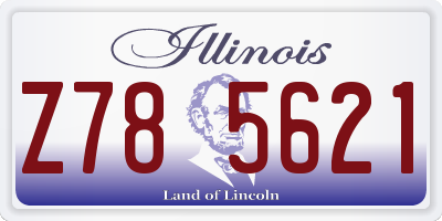 IL license plate Z785621