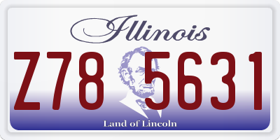 IL license plate Z785631