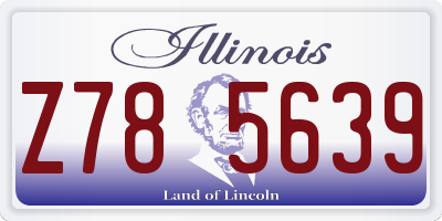 IL license plate Z785639