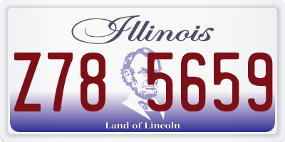 IL license plate Z785659