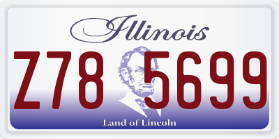 IL license plate Z785699