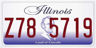 IL license plate Z785719