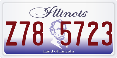 IL license plate Z785723