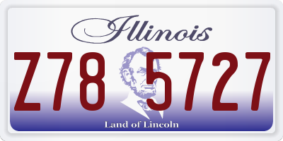 IL license plate Z785727