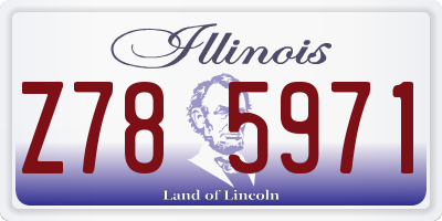IL license plate Z785971