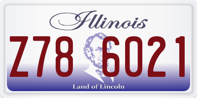 IL license plate Z786021