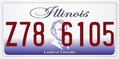IL license plate Z786105