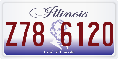 IL license plate Z786120