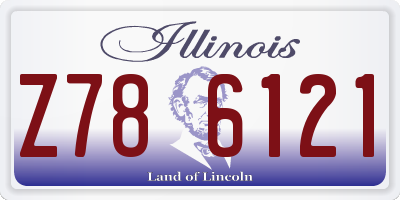 IL license plate Z786121
