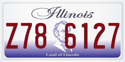 IL license plate Z786127