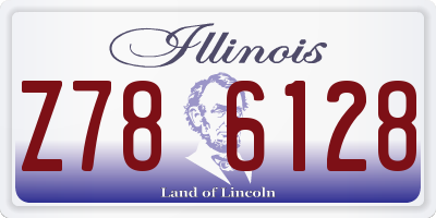 IL license plate Z786128