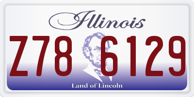 IL license plate Z786129