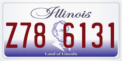 IL license plate Z786131