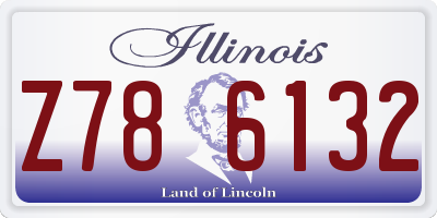 IL license plate Z786132