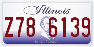 IL license plate Z786139