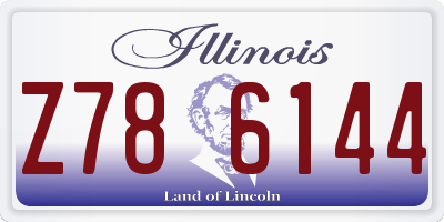 IL license plate Z786144