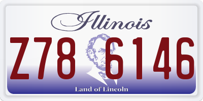 IL license plate Z786146