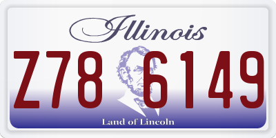 IL license plate Z786149