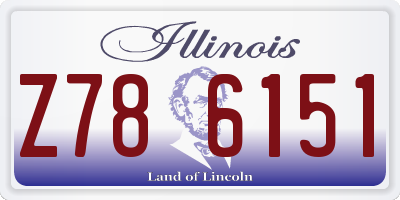 IL license plate Z786151