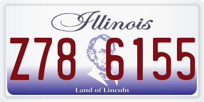 IL license plate Z786155