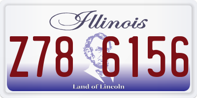 IL license plate Z786156