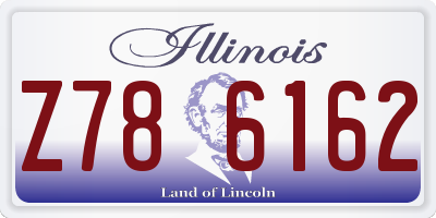 IL license plate Z786162