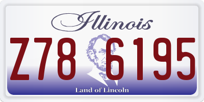 IL license plate Z786195