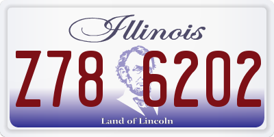 IL license plate Z786202