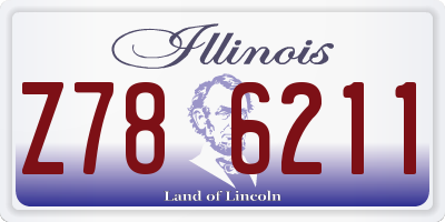 IL license plate Z786211