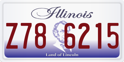 IL license plate Z786215